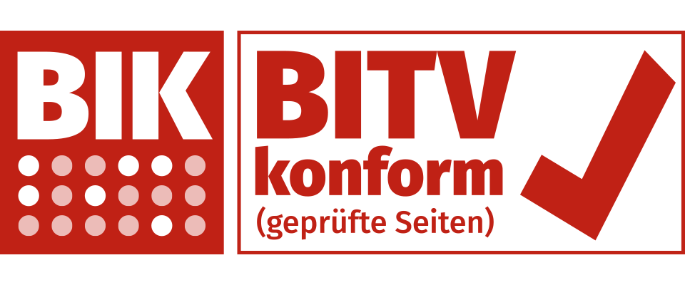 Zertifikat der BITV Prüfstelle: Konformität der geprüften Seiten